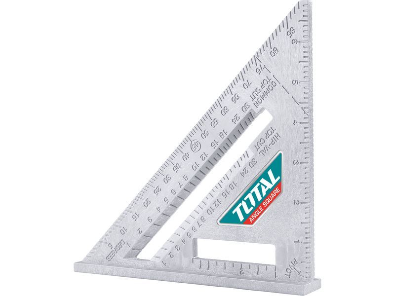 Úhloměr, stupnice v palcích, 180 x 180 mm Úhloměr, stupnice v palcích, 180 x 180 mm