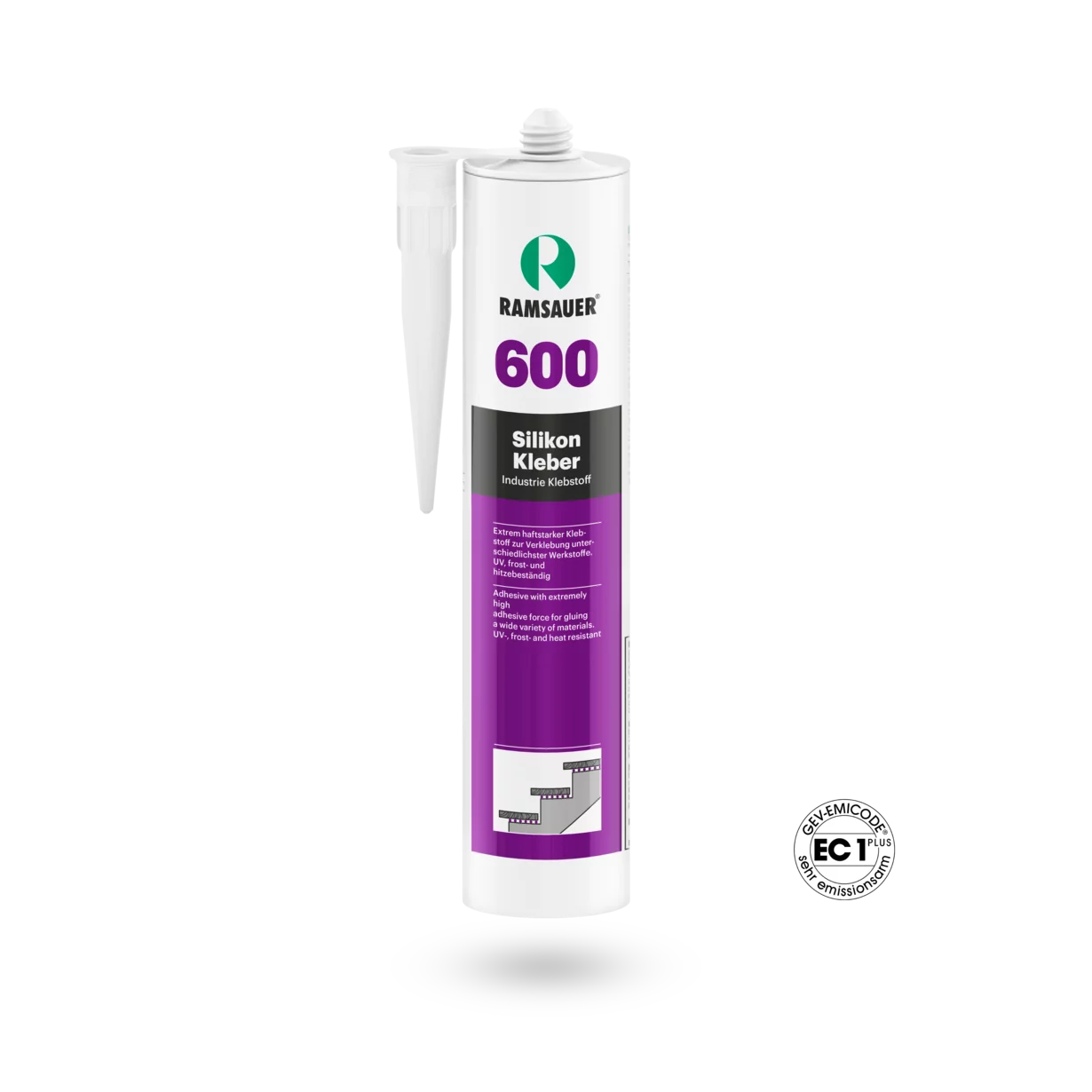 Ramsauer 600 silikonové lepidlo 310 ml Ramsauer 600 silikonové lepidlo 310 ml