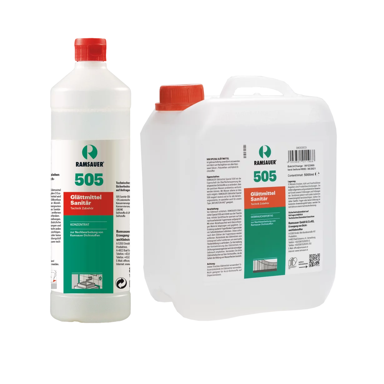 Ramsauer 505 Vyhlazovací prostředek sanitární 1000 ml Ramsauer 505 Vyhlazovací prostředek sanitární 1000 ml