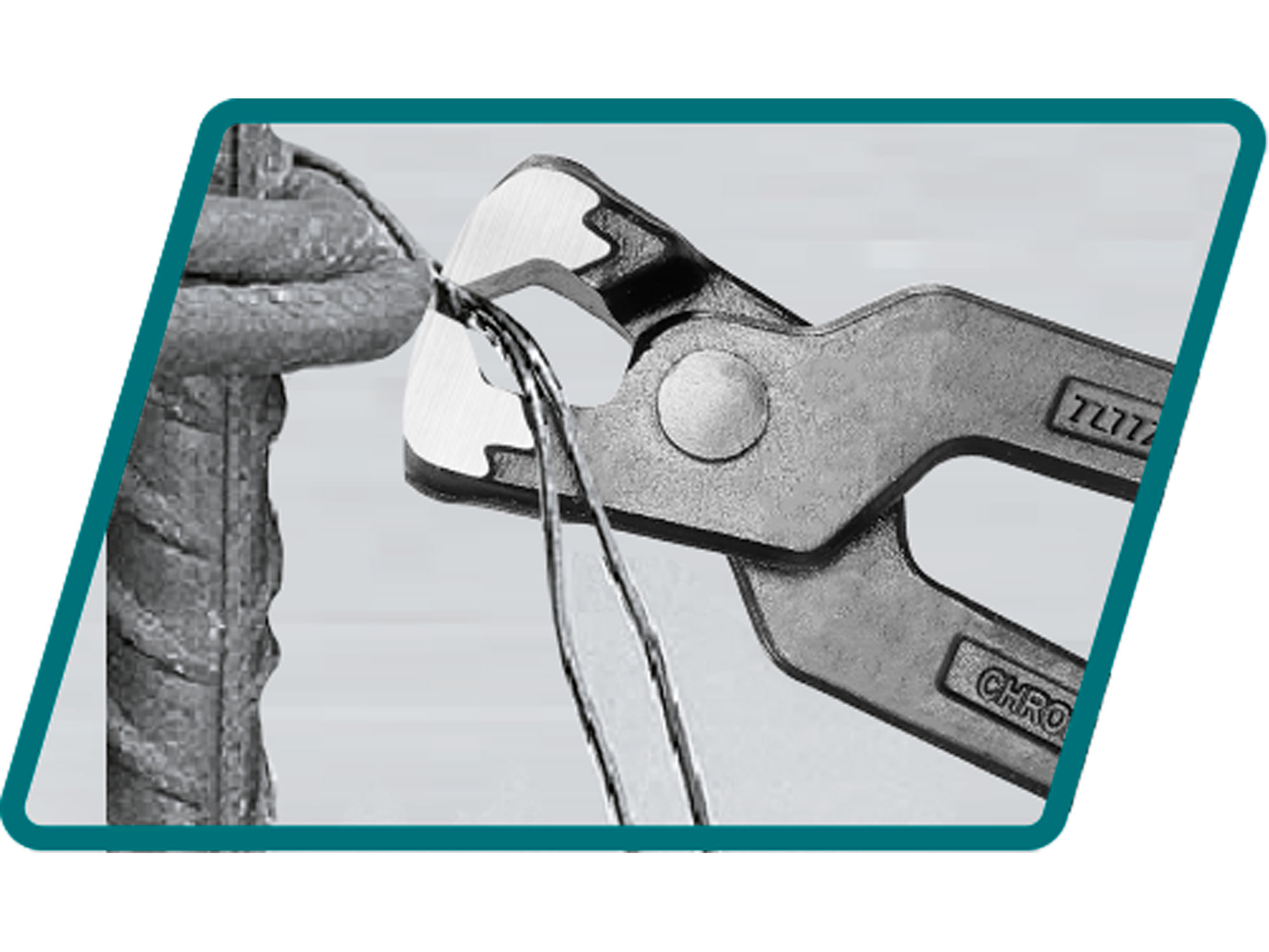 Total Krimpovací kleště, s izolací, průmyslové, 228 mm, CrV