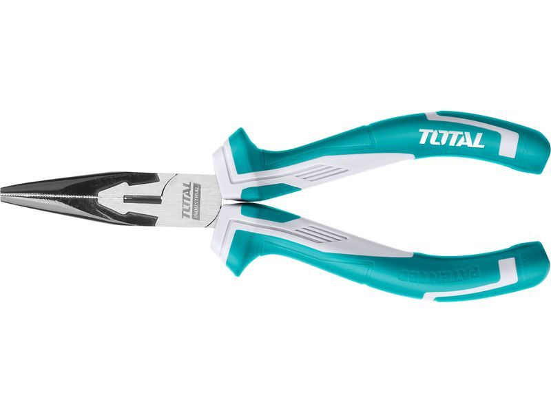 Total Půlkulaté rovné kleště, průmyslové, 160 mm, CrV Total Půlkulaté rovné kleště, průmyslové, 160 mm, CrV