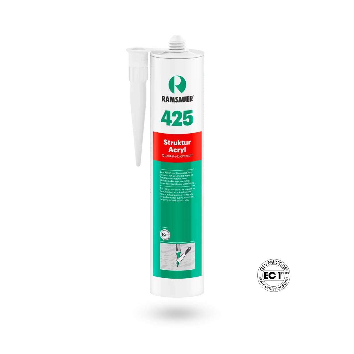 Ramsauer 425 Akryl hrubý texturovaný, 310 ml, bílý Ramsauer 425 Akryl hrubý texturovaný, 310 ml, bílý