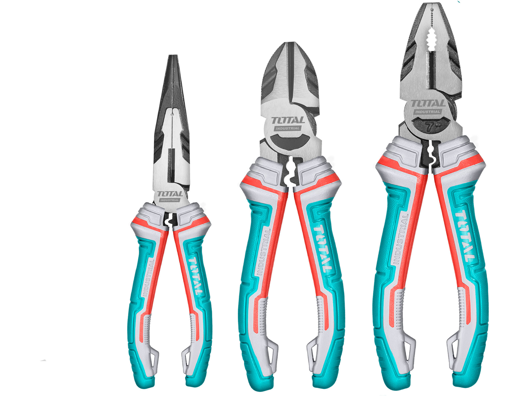 Total Kleště, sada 3 kusů, průmyslové, CrV