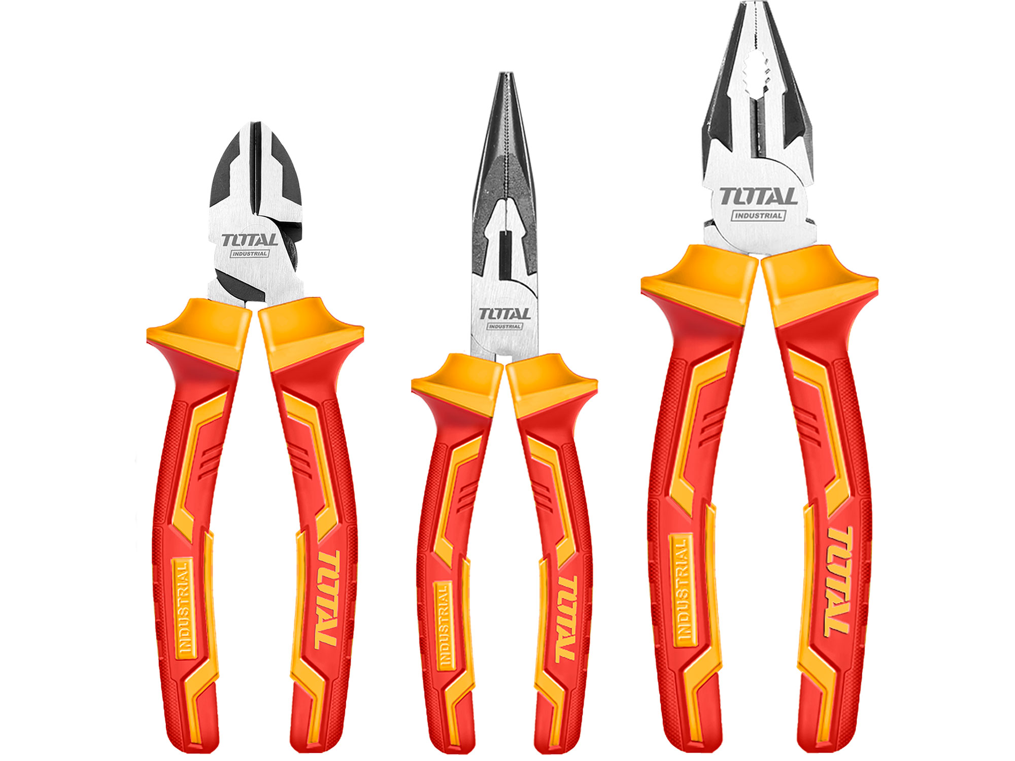 Total Elektrikerzange Set THT2K0302