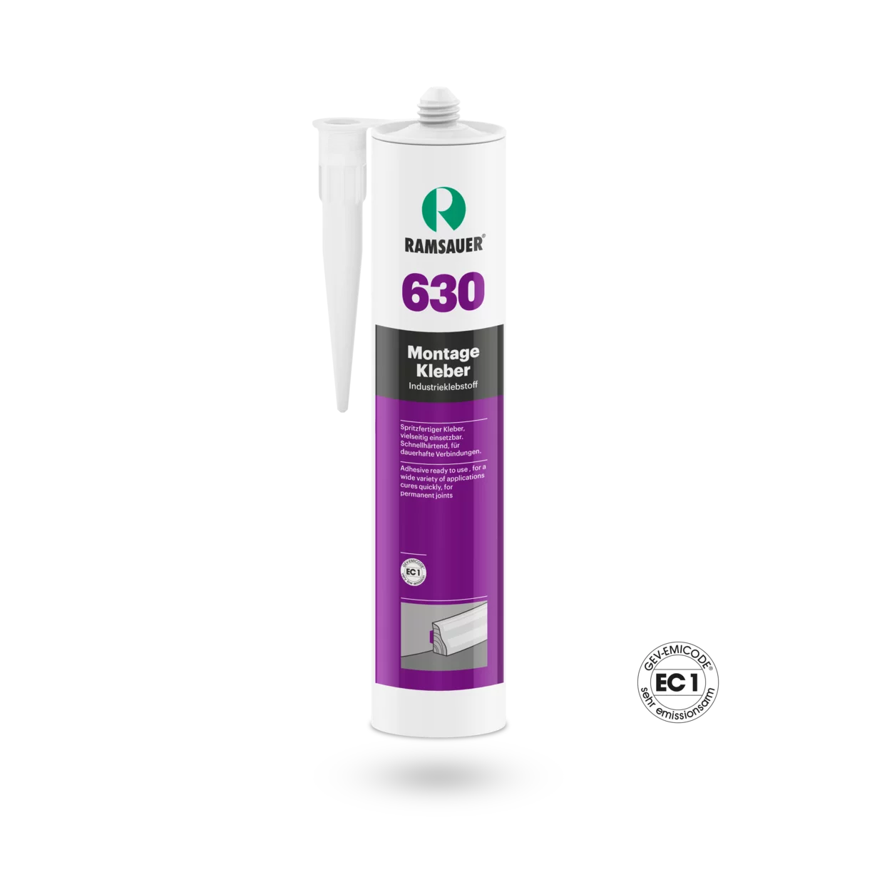 Ramsauer 630 Montážní lepidlo, bílé, 310 ml Ramsauer 630 Montážní lepidlo, bílé, 310 ml