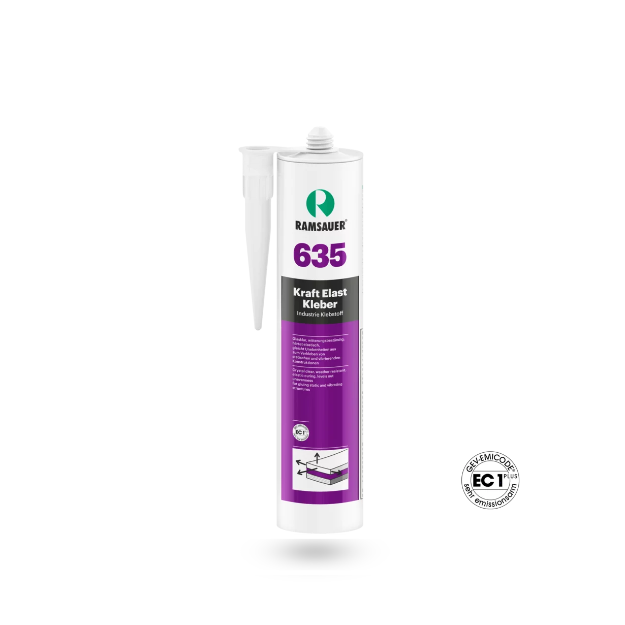 Ramsauer 635 Kraft Elast lepidlo, křišťálově čiré, 290 ml Ramsauer 635 Kraft Elast lepidlo, křišťálově čiré, 290 ml